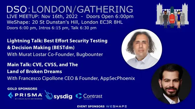 Appsec Phoenix CEO Francesco Cipollone will be talking at the London DevSecOps meetup.Vulnerability tooling is increasing, security advisories are faster, and teams are leaner. Have we lost the battle of vulnerabilities, is the shift left and the view that 'security is everyone's problem working?