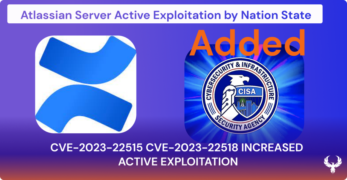 Atlassian Confluence vulnerability
CVE-2023-22518
CVE-2023-22515
Vulnerability News
Phoenix Security
Critical security flaw
Vulnerability management
Application security
Data loss prevention
Cybersecurity updates
Patch management
Unauthorized access prevention
Confluence Data Center and Server
Software security patches
Cyber threat protection
Improper authorization vulnerability
Atlassian security advisory
Secure coding practices
CISA KEV