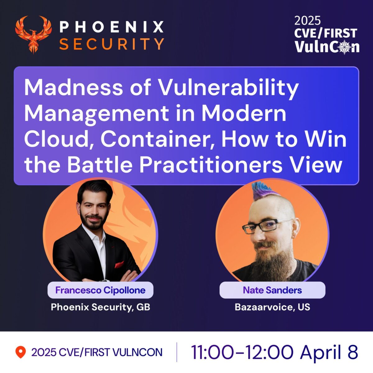 Phoenix Security Nate Sanders Francesco Cipollone Vulncon USA