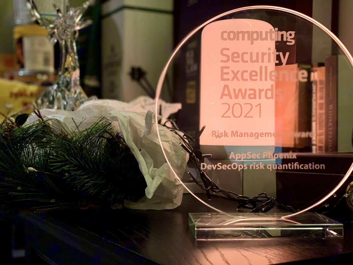 AppSec Phoenix Security Excellence awards for best risk management solution