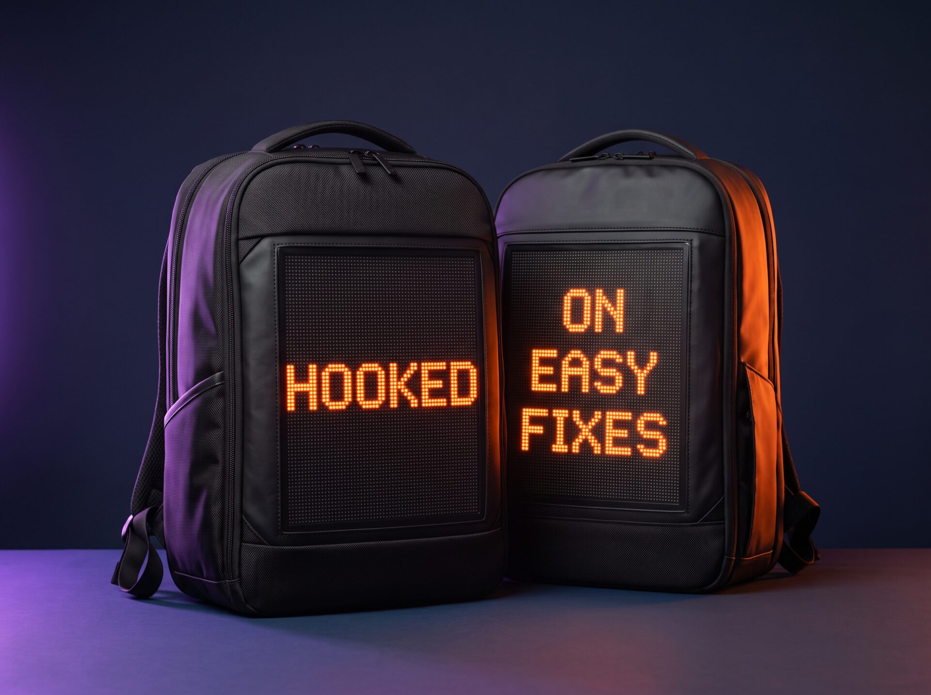 LED backpacks