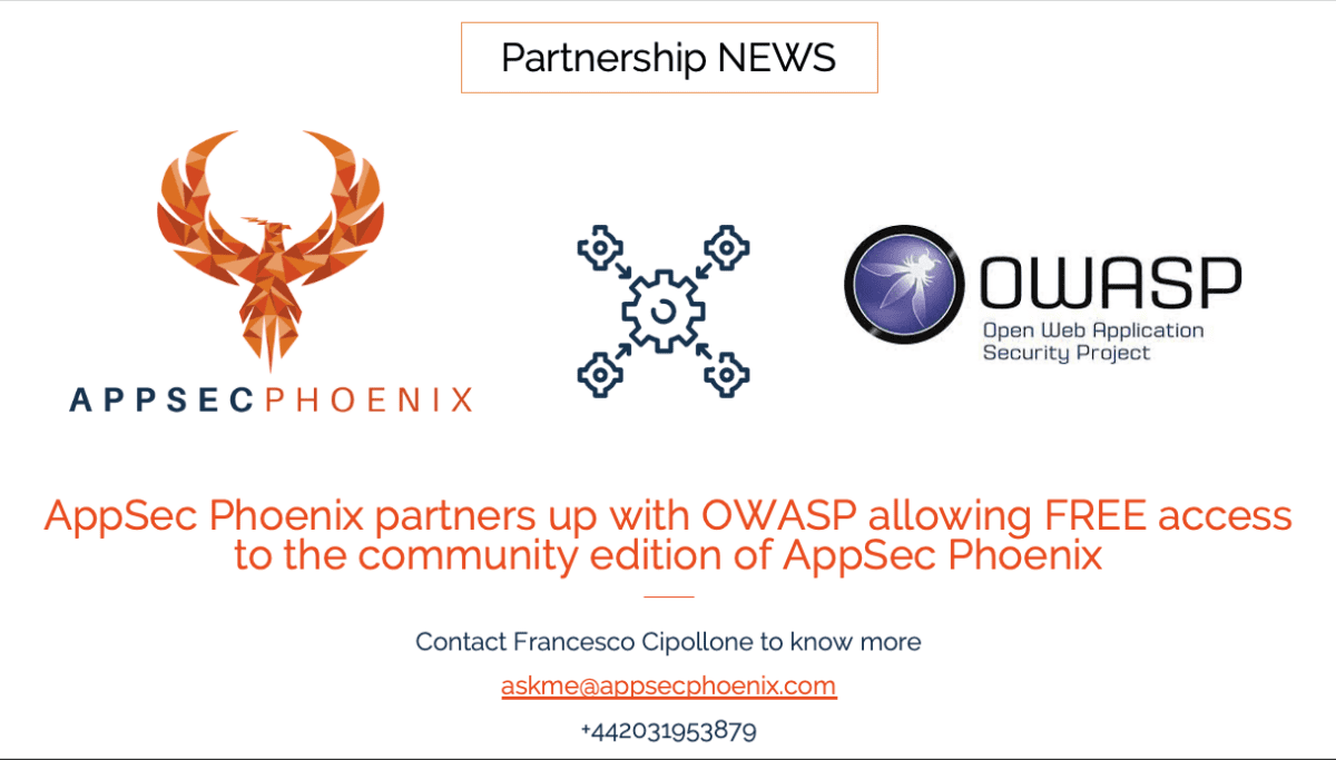 OWASP & APPSEC Phoenix Partnership