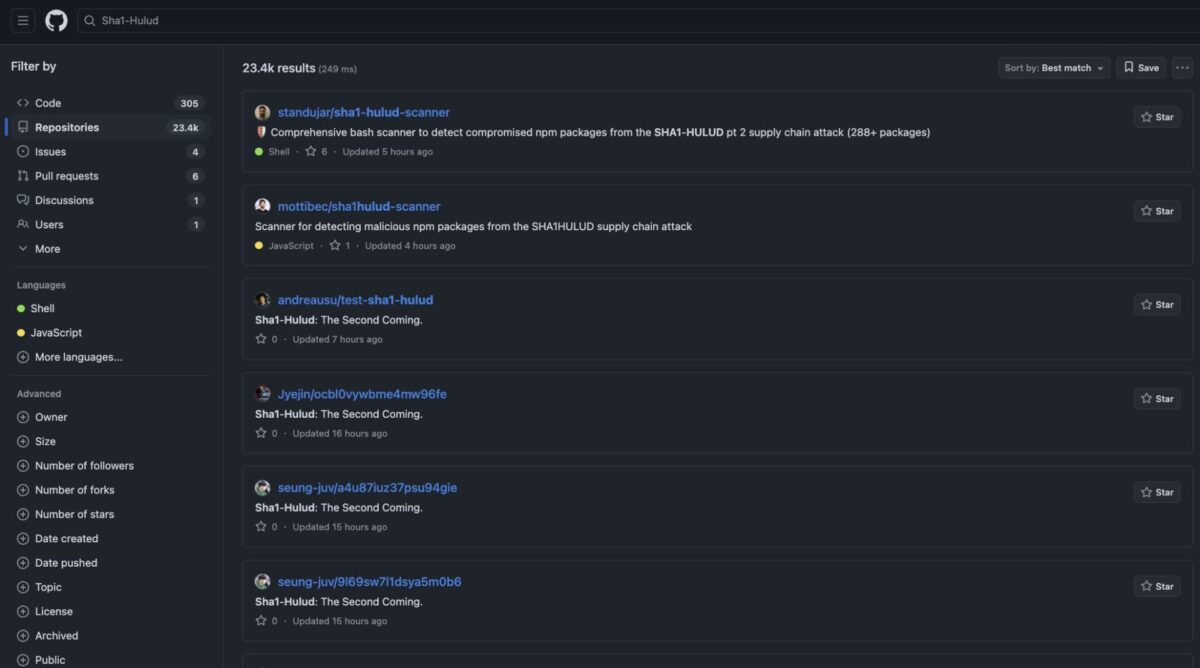 shai-hulud compromised repo, aspm, applciation security, supply chain security, compromised packages, github security, malicious npm packages, npm security threats, npm supply chain attack, open-source vulnerabilities, shai-hulud campaign, shai-hulud supply chain attack
