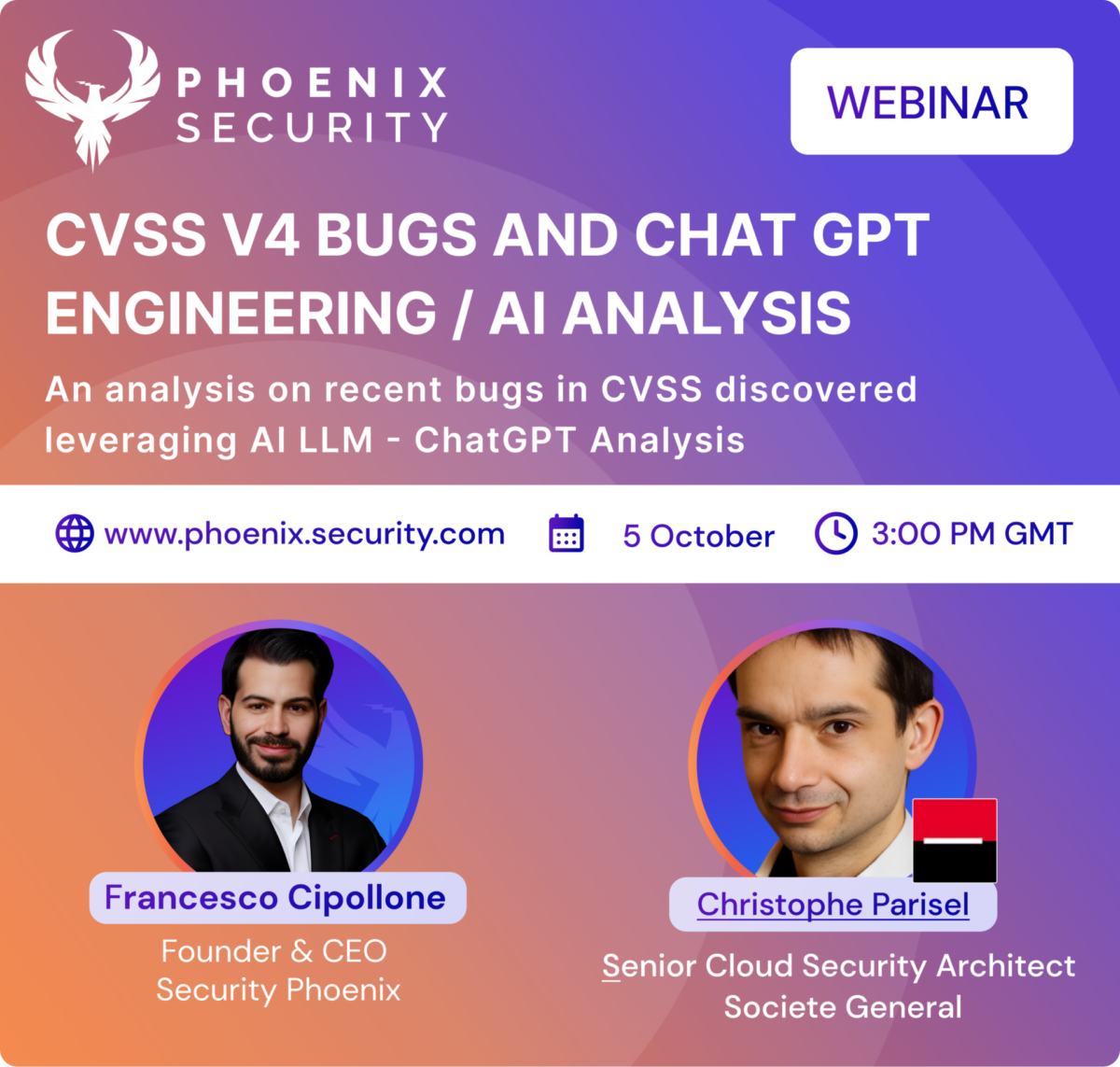 Christophe Parisel CVSS 4 bugs ChatGPT AI