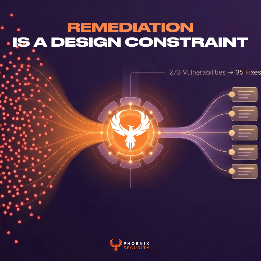 DevSecOps vulnerability remediation platform visualizing dependency graphs and consolidated security fixes across applications, containers, and cloud workloads