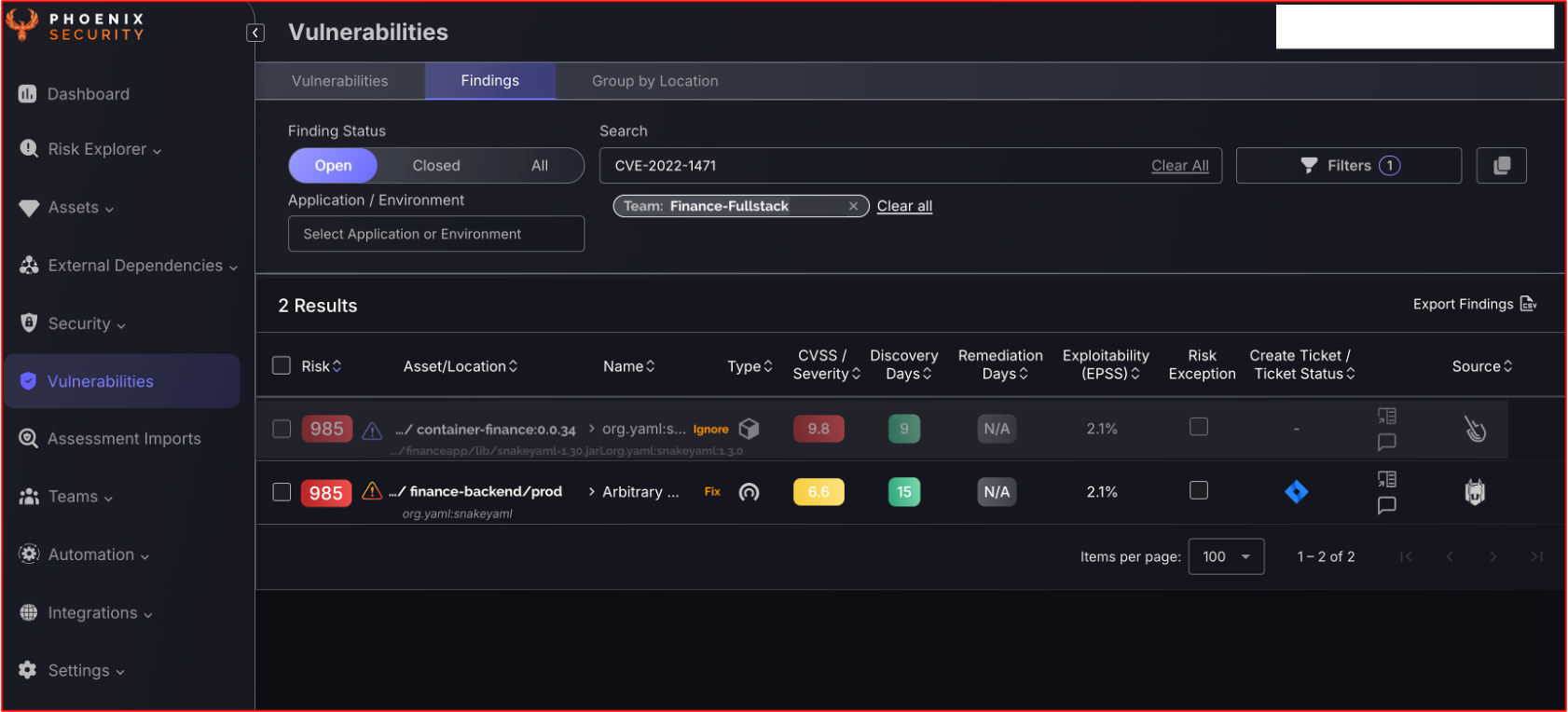 Phoenix Security new ASPM Contextual Reachability Analysis and ...