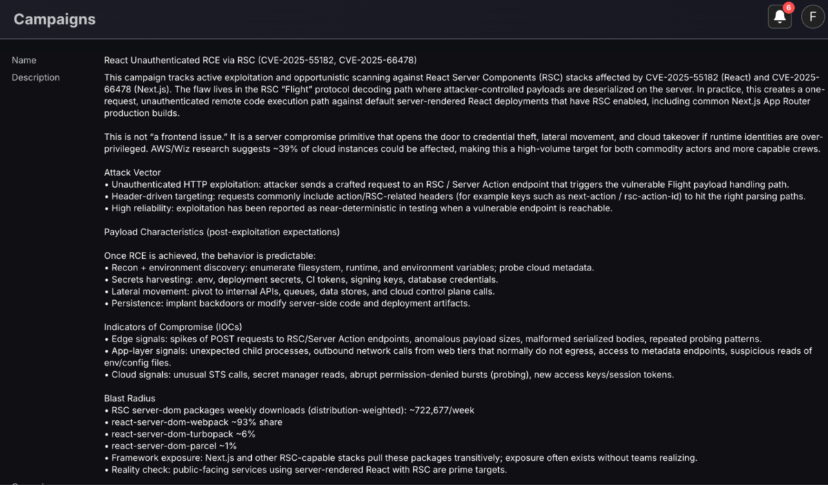 npm security, npm vulnerability, npm ecosystem, CVE-2025-55182, CVE-2025-66478, React security, Next.js security, React Server Components, RSC security, React Flight protocol, Flight protocol vulnerability, unauthenticated RCE, remote code execution, critical RCE, CVSS 10, supply chain security, open source security, JavaScript security, Node.js security, web application security, dependency risk, vulnerability management, patch management, incident response, security advisory