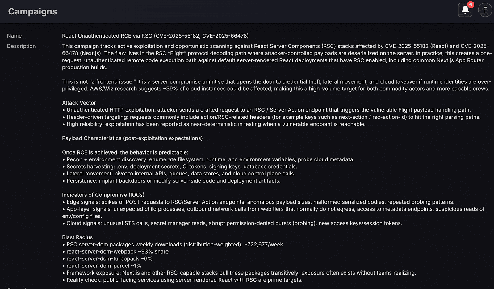 react2shell (cve-2025-55182): rsc flight decoder... React2Shell / React4Shell Resources: CVE-2025-55182 (React RSC Flight ...