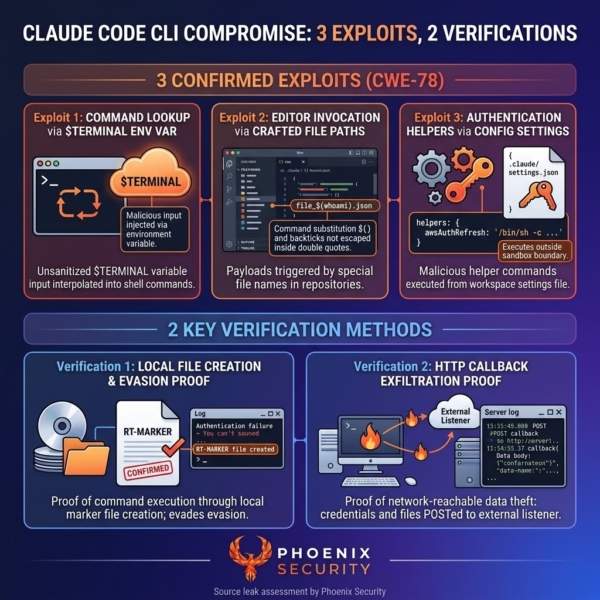 Claude Code CLI: 3 Command Injection Flaws — CI/CD Risk