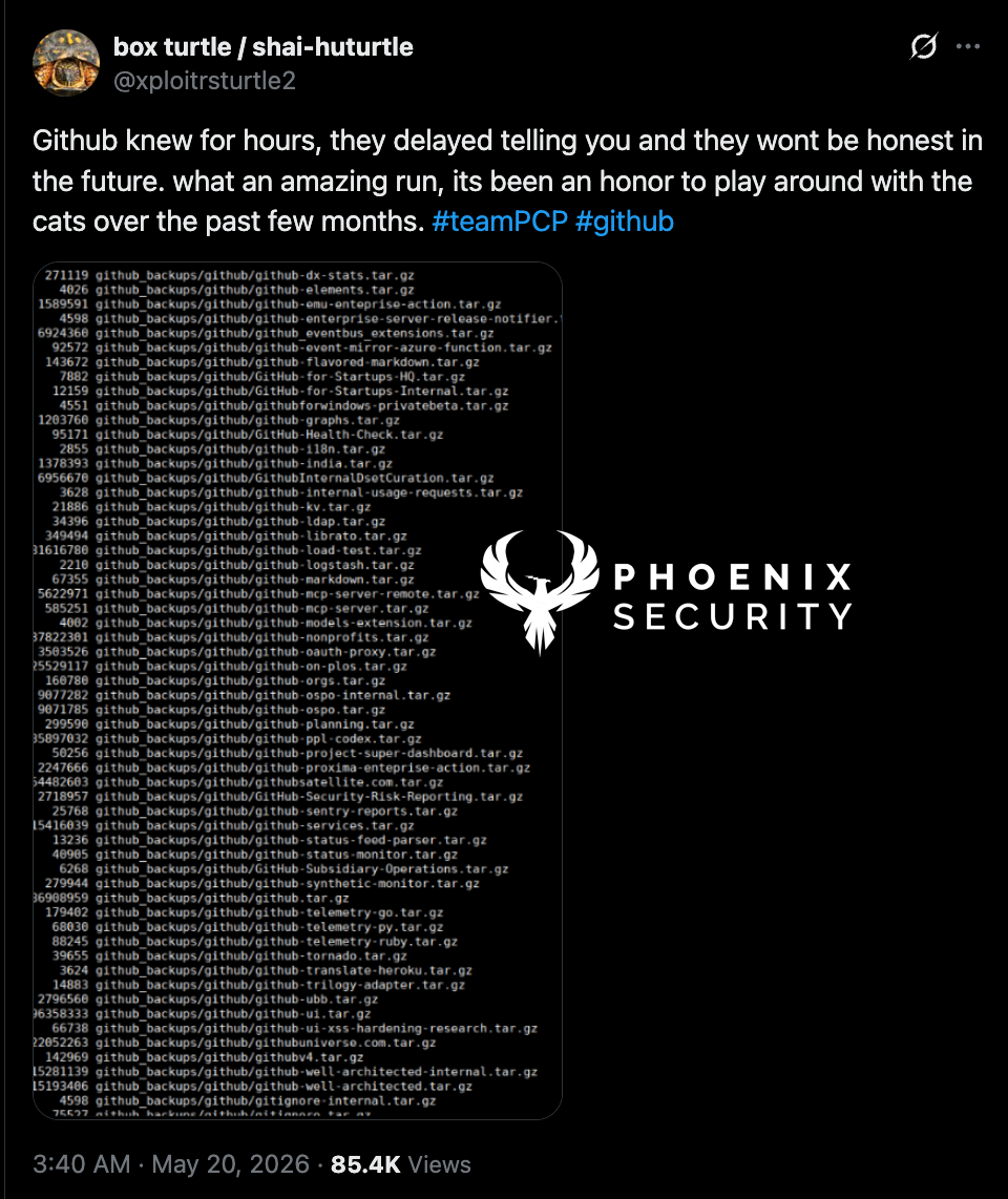 devsecops, ASPM, vulnerability management, application security, exposure management, reachability analysis, attack surface management, npm supply chain, account takeover, TeamPCP, Mini Shai-Hulud, atool, AntV, jest-canvas-mock, echarts-for-react, Runner.Worker memory scraping, zero-CVE supply chain, CI/CD credential theft, bun runtime, t.m-kosche.com, SBOM