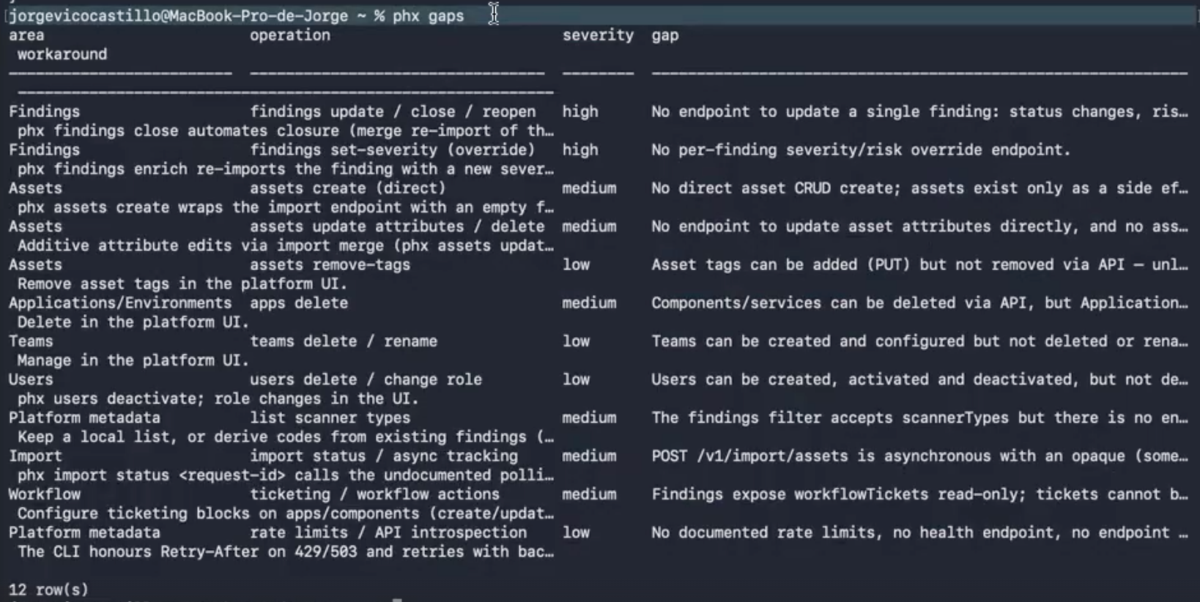 Phoenix cli and mcp server, Model Context Protocol, DevSecOps, AI security agents, security automation, API-first security, reachability analysis