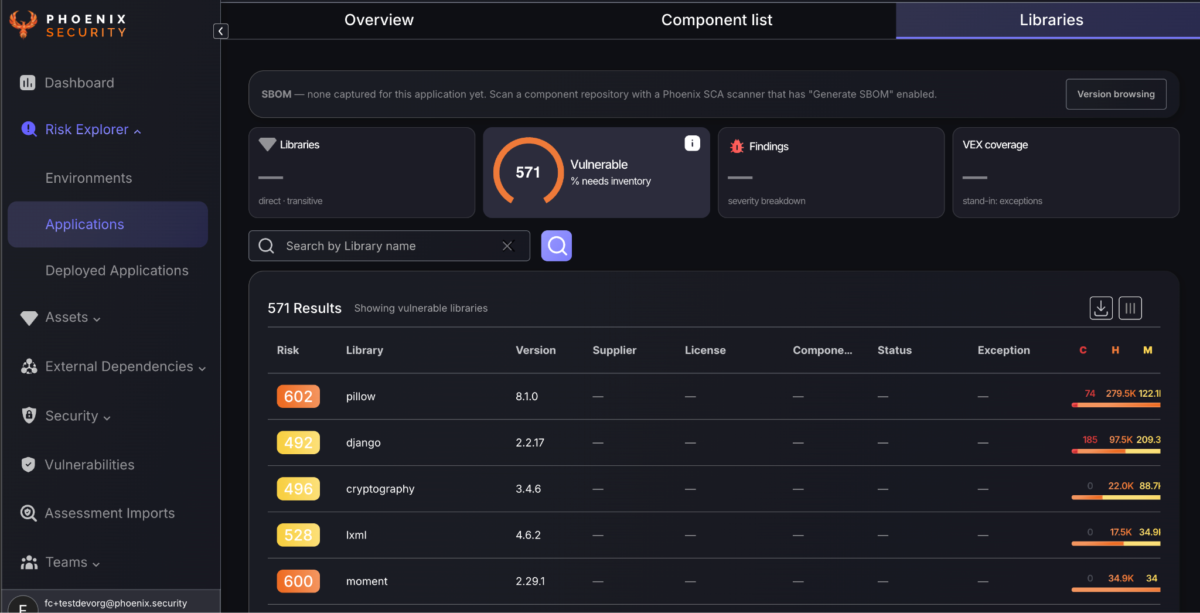 SBOM management CRA DORA
vulnerability management, VEX, reachability analysis, Article 14, container lineage, EPSS, CISA KEV